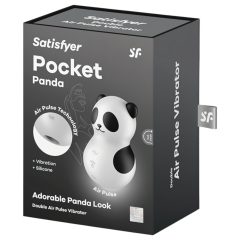   Satisfyer Pocket Panda - vzduchový stimulátor klitorisu (čierna)