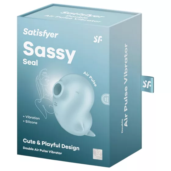 Satisfyer Sassy Seal - stimulátor klitorisu s tlakovými vlnami (tyrkysový)