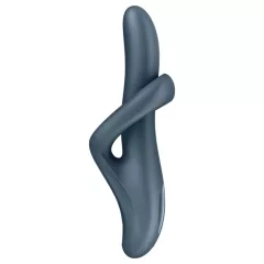   Satisfyer Heat Flex 4 - hrejivý vibrátor s ramenom na klitoris (sivý)
