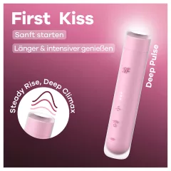   Satisfyer First Kiss - stimulátor klitorisu s vlnami vzduchu (ružový)
