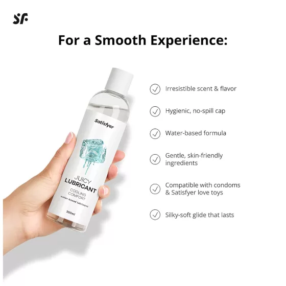 Satisfyer Juicy Cooling Comfort - chladiaci lubrikačný gél (300 ml)