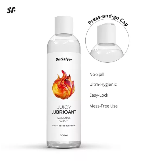 Satisfyer - lubrikant s hrejivým efektom - 300 ml