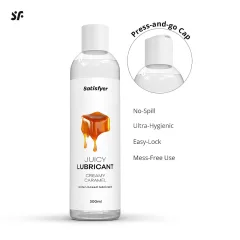   Satisfyer Juicy Creamy Caramel - ochutený lubrikačný gél (300 ml)