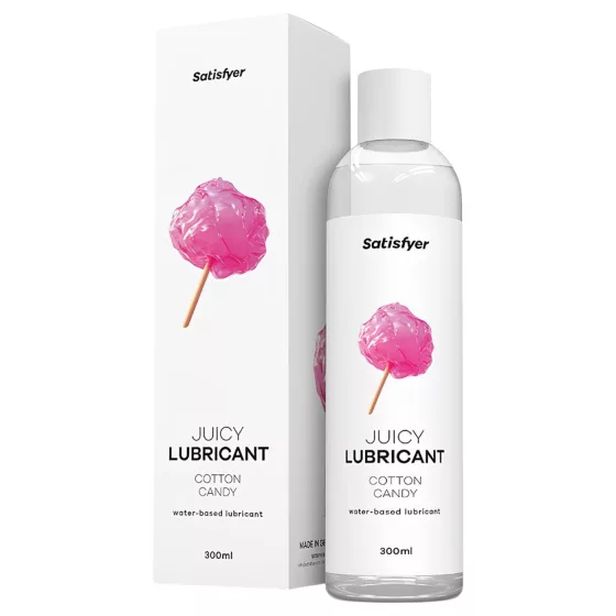Satisfyer Juicy Cotton Candy - ochutený lubrikačný gél (300 ml)