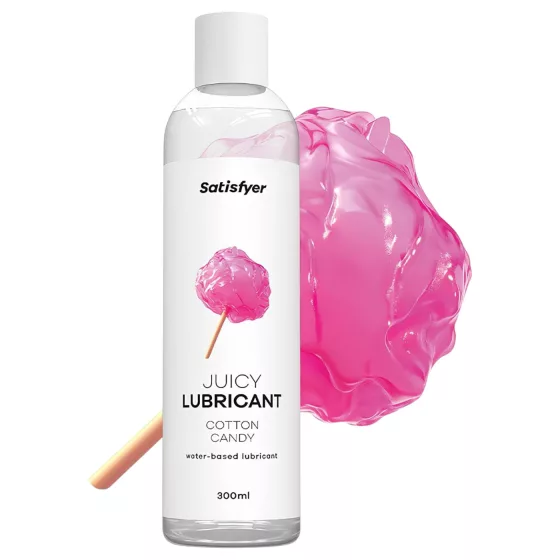 Satisfyer Juicy Cotton Candy - ochutený lubrikačný gél (300 ml)