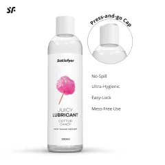   Satisfyer Juicy Cotton Candy - ochutený lubrikačný gél (300 ml)