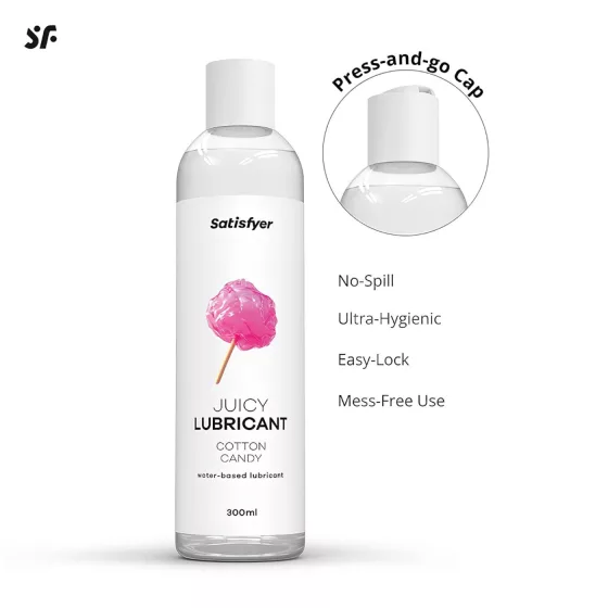 Satisfyer Juicy Cotton Candy - ochutený lubrikačný gél (300 ml)