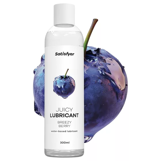 Satisfyer Juicy Breezy Berry - ochutený lubrikačný gél (300 ml)