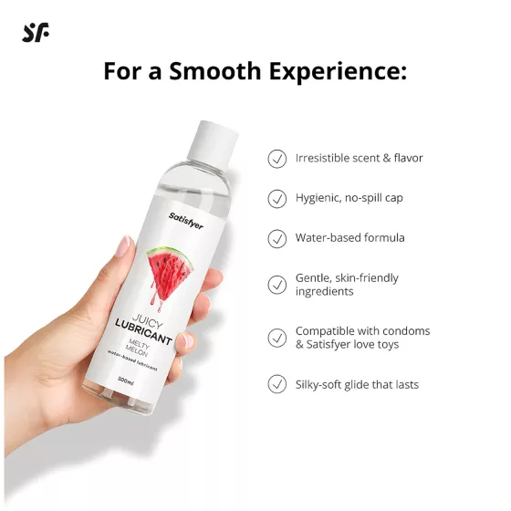 Satisfyer - lubrikačný gél s príchuťou melónu - 300 ml