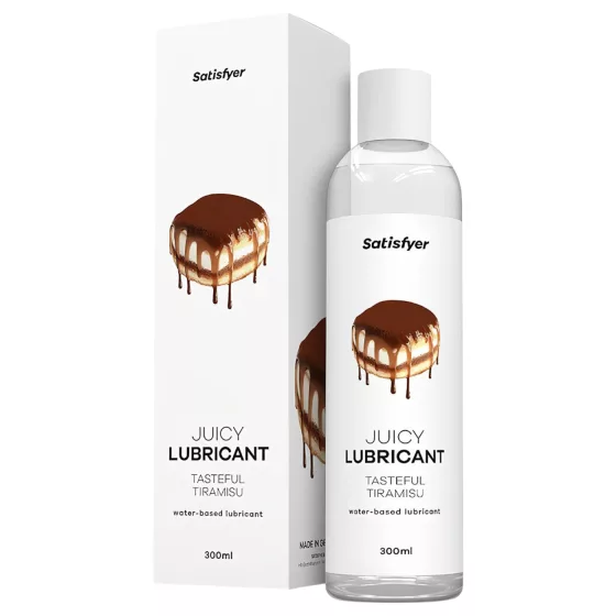 Satisfyer Juicy Tasteful Tiramisu - aromatizovaný lubrikačný gél (300 ml)