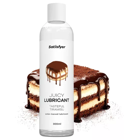 Satisfyer Juicy Tasteful Tiramisu - aromatizovaný lubrikačný gél (300 ml)