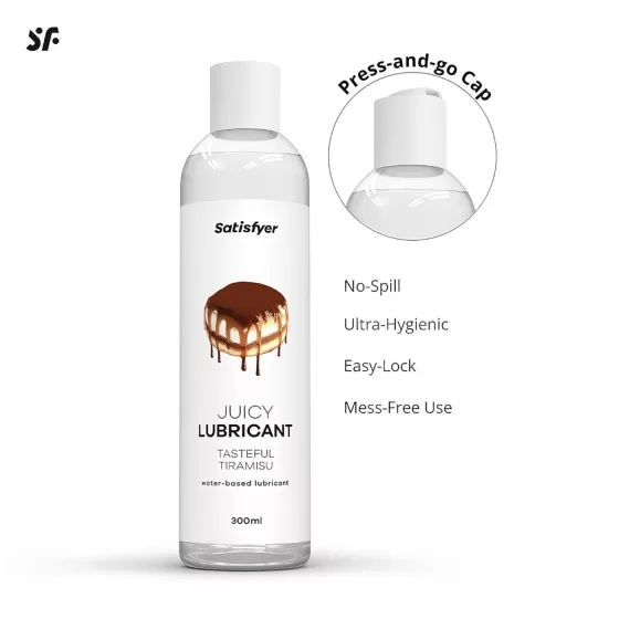 Satisfyer Juicy Tasteful Tiramisu - aromatizovaný lubrikačný gél (300 ml)