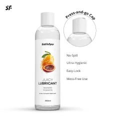  Satisfyer Juicy Mango & Passion - ochutený lubrikačný gél (300 ml)