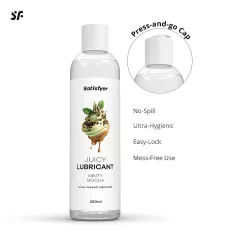   Satisfyer Juicy Minty Mocha - ochutený lubrikačný gél (300 ml)