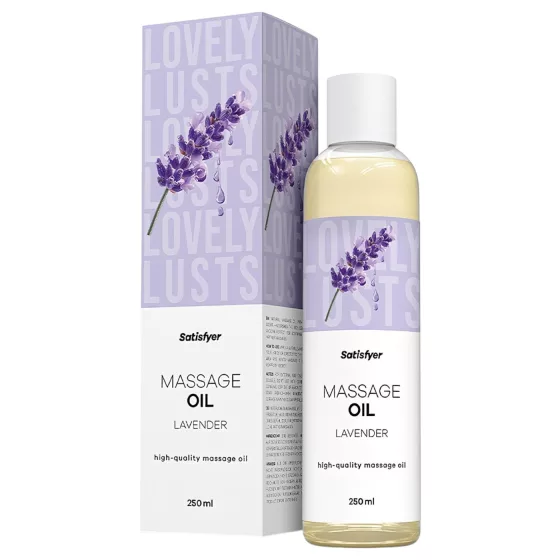 Satisfyer - masážny olej s levanduľovou vôňou (250 ml)
