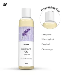 Satisfyer - masážny olej s levanduľovou vôňou (250 ml)