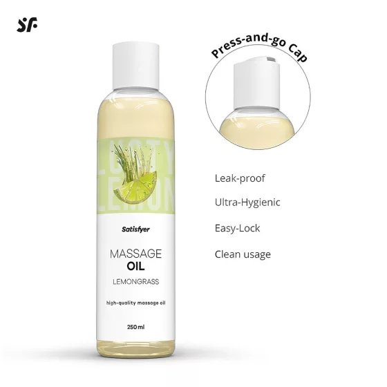 Satisfyer - masážny olej s vôňou medovky (250 ml)