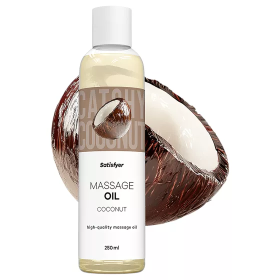 Satisfyer - masážny olej - kokos - 250 ml