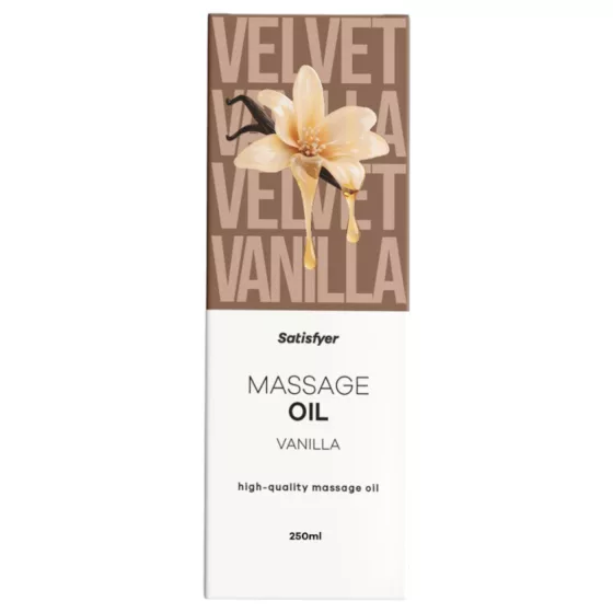 Satisfyer - masážny olej - vanilka - 250 ml