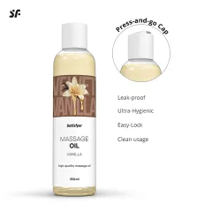 Satisfyer - masážny olej - vanilka - 250 ml