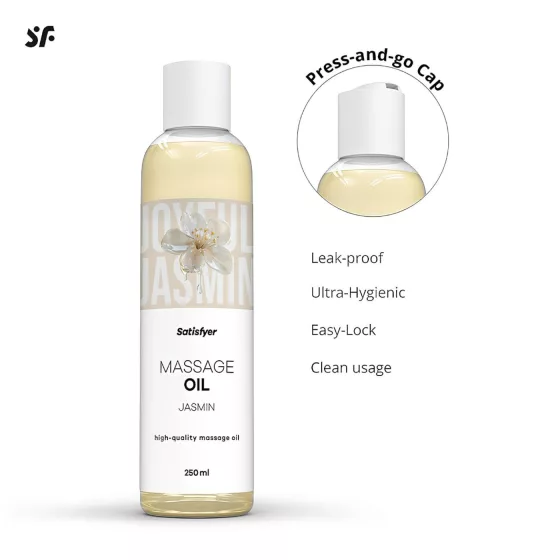 Satisfyer - jazmínový masážny olej (250 ml)