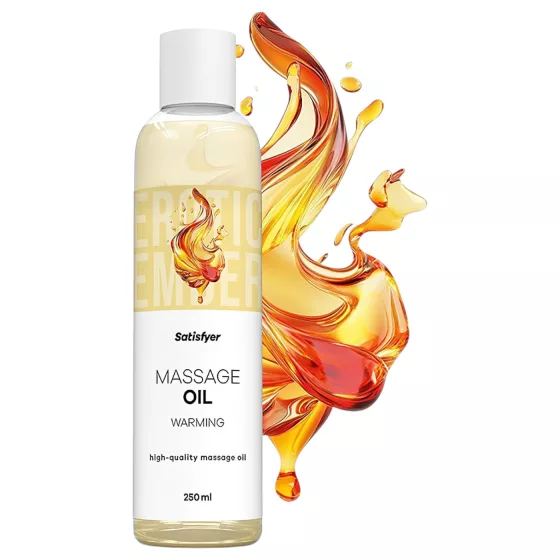 Satisfyer - masážny olej s hrejivým účinkom (250 ml)