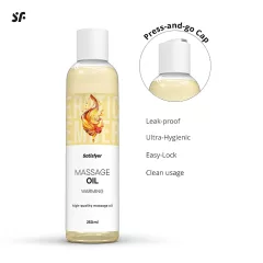 Satisfyer - masážny olej s hrejivým účinkom (250 ml)