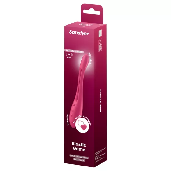 Satisfyer - párový vibrátor - flexibilný, ružový