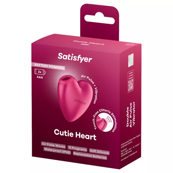 Satisfyer Cutie Heart - stimulátor klitorisu na vlny vzduchu - ružový