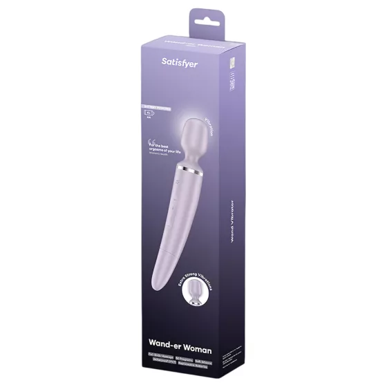 Satisfyer Wand-er Women - masážny vibrátor (fialový)