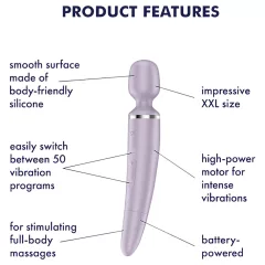 Satisfyer Wand-er Women - masážny vibrátor (fialový)