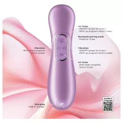   Satisfyer Pro 2 Gen4 - Aplikáciou ovládaný klitorálny stimulátor s tlakovými vlnami (fialový)