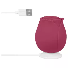 EIS Blush&Bloom - sací vibračný stimulátor (červený)