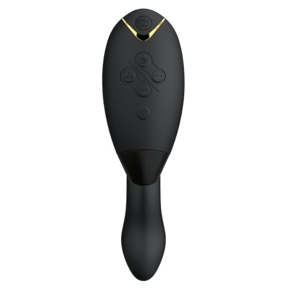 Womanizer Duo 2 - vodotesný vibrátor na bod G a stimulátor klitorisu (čierny)