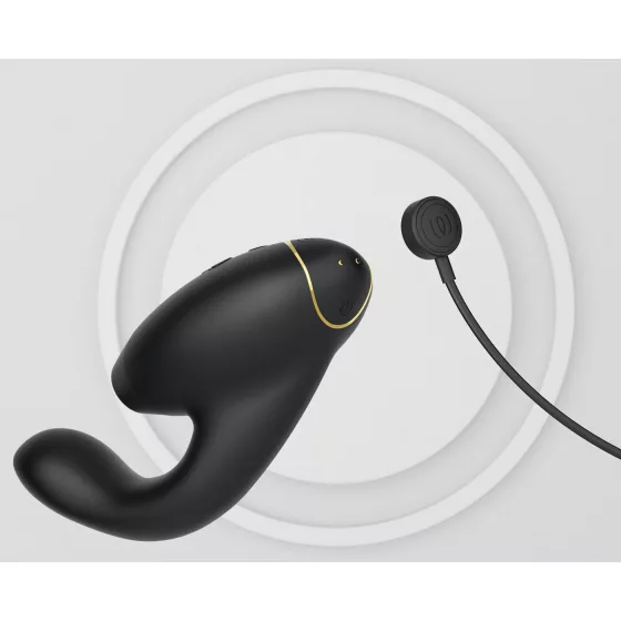 Womanizer Duo 2 - 2v1 vibrátor na bod G a klitoris - čierny