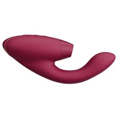   Womanizer Duo 2 - vodotesný vibrátor na bod G a stimulátor klitorisu (červený)