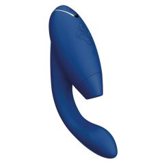   Womanizer Duo 2 - vodotesný vibrátor na bod G a stimulátor klitorisu (modrý)