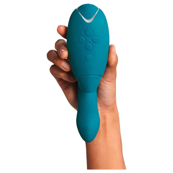 Womanizer DUO 2 - rabbit vibrátor s prisávaním klitorisu (Petrol)