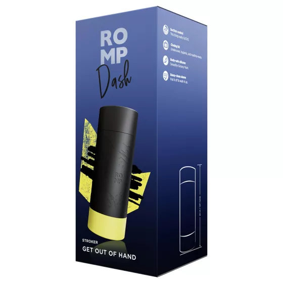 ROMP Dash - masturbátor - čierny