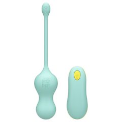   ROMP Cello - vibračné venušine guľôčky s diaľkovým ovládačom (zelené)