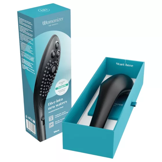 Womanizer Wave - sprchová hlavica na masáž - čierna