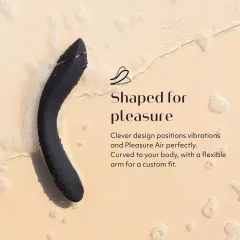   Womanizer OG - vibrátor pre ženy 2v1 - tlakové vlny, čierny - dobíjací