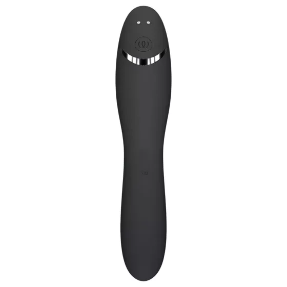 Womanizer OG - vibrátor pre ženy 2v1 - tlakové vlny, čierny - dobíjací
