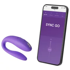   We-Vibe Sync Go - párový vibrátor - smart, dobíjací - fialová
