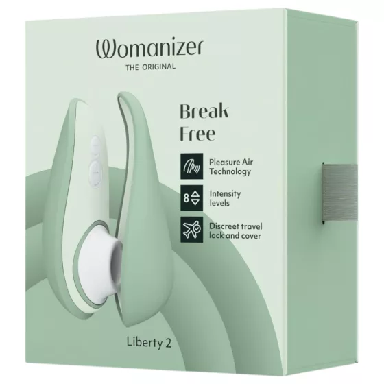 Womanizer Liberty 2 - stimulátor klitorisu s pulznou technológiou - zelený