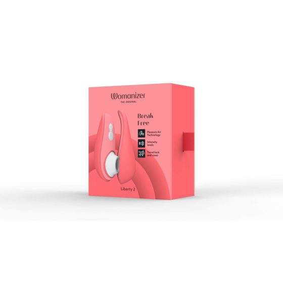 Womanizer Liberty 2 - dobíjací stimulátor klitorisu so vzduchovou vlnou (ružový)