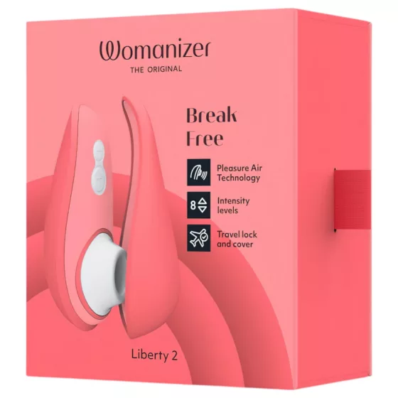 Womanizer Liberty 2 - klitorálny stimulátor s pulznými vlnami - ružový