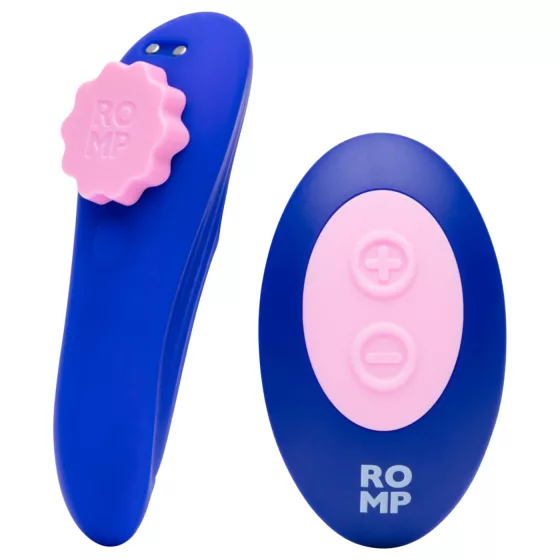 ROMP Party - nositeľné vibračné nohavičky s diaľkovým ovládaním (fialové)