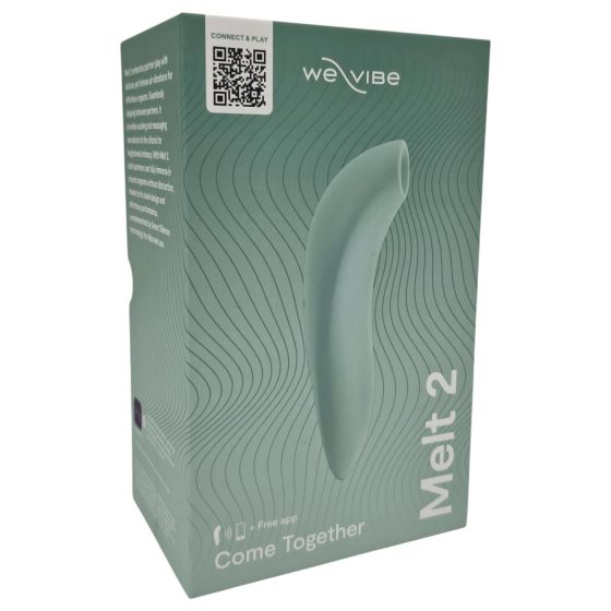 We-Vibe Melt 2 - stimulátor klitorisu na vlny - smart - tyrkysový