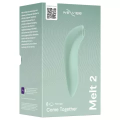   We-Vibe Melt 2 - aplikáciou ovládaný stimulátor klitorisu s tlakovými vlnami (tyrkysový)